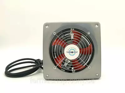 Осьові настінні вентилятори зі зворотнім клапаном Турбовент НОК Осьові настінні вентилятори зі зворотнім клапаном Турбовент НОК