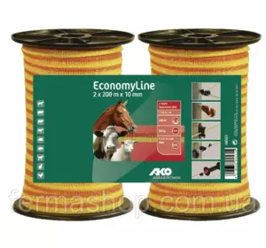 Лента AKO EconomyLine 10 мм 2 x 200 м Лента AKO EconomyLine 10 мм 2 x 200 м