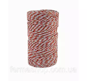 Шнур для електропастуха 200 м, 2mm,3×0.2mm Шнур для електропастуха 200 м, 2mm,3×0.2mm