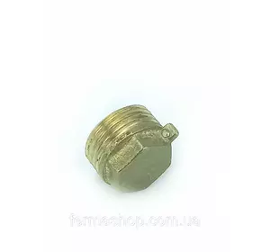 Заглушка латунная 1/2 наружная Заглушка латунная 1/2 наружная