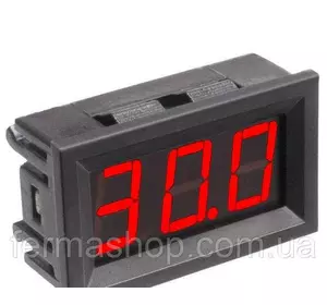 Вольтметр цифровой в корпусе DC 0-100V Вольтметр цифровой в корпусе DC 0-100V