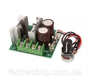 ШИМ регулятор оборотов двигателя постоянного тока с выносной ручкой PWM DC12-40В 10А ШИМ регулятор оборотов двигателя постоянного тока с выносной ручкой PWM DC12-40В 10А
