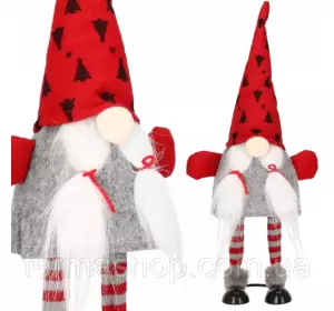 Новогодний мягкий декоративный гном в шапке Эльфиня Springos Christmas Lady 40 см Новогодний мягкий декоративный гном в шапке Эльфиня Springos Christmas Lady 40 см