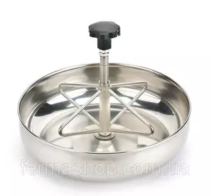 Кормушка для поросят на 2 л. из нержавейки Кормушка для поросят на 2 л. из нержавейки