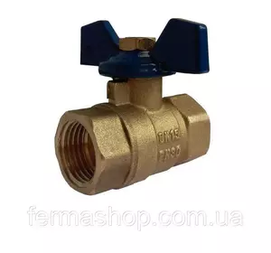 Кран латунный шаровый 1/2" Кран латунный шаровый 1/2"