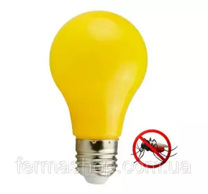 Лампа Lemanso св-я 6W A60 E27 2200K 170-265V 3м від комарів / LM774 Лампа Lemanso св-я 6W A60 E27 2200K 170-265V 3м від комарів / LM774