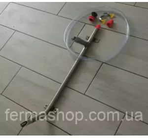 Система ниппельного поения для поросят и свиноматки из нержавейки (двойная) - опора не регулируется по высоте Система ниппельного поения для поросят и свиноматки из нержавейки (двойная) - опора не регулируется по высоте