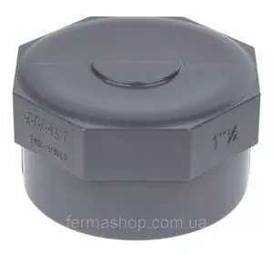 Заглушка с внутренней резьбой, d50x1-1/2" Заглушка с внутренней резьбой, d50x1-1/2"