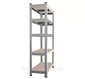 Стеллаж металлический 180x90x30 5 полок (серый) Стеллаж металлический 180x90x30 5 полок (серый)