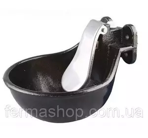 Поилка чашечная чугунная с языком из нержавеющей стали для скота №2 Поилка чашечная чугунная с языком из нержавеющей стали для скота №2