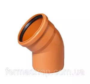 Колено ПВХ 250 под 45° Колено ПВХ 250 под 45°