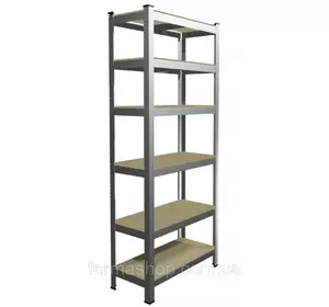 Стеллаж металлический 220x90x40 6 полок (серый) Стеллаж металлический 220x90x40 6 полок (серый)