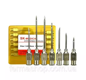 Многоразовые иглы SK-M 0,7х13 мм Многоразовые иглы SK-M 0,7х13 мм