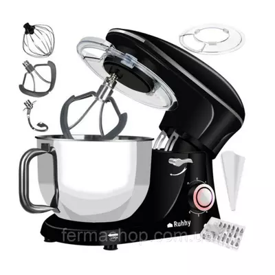 Планетарный кухонный комбайн тестомес Ruhhy 2200Вт 6.2л.