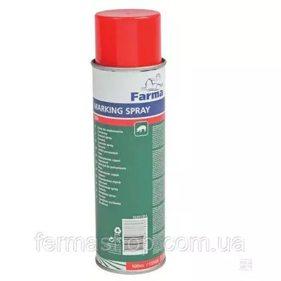 Спрей для маркировки, красный Farma